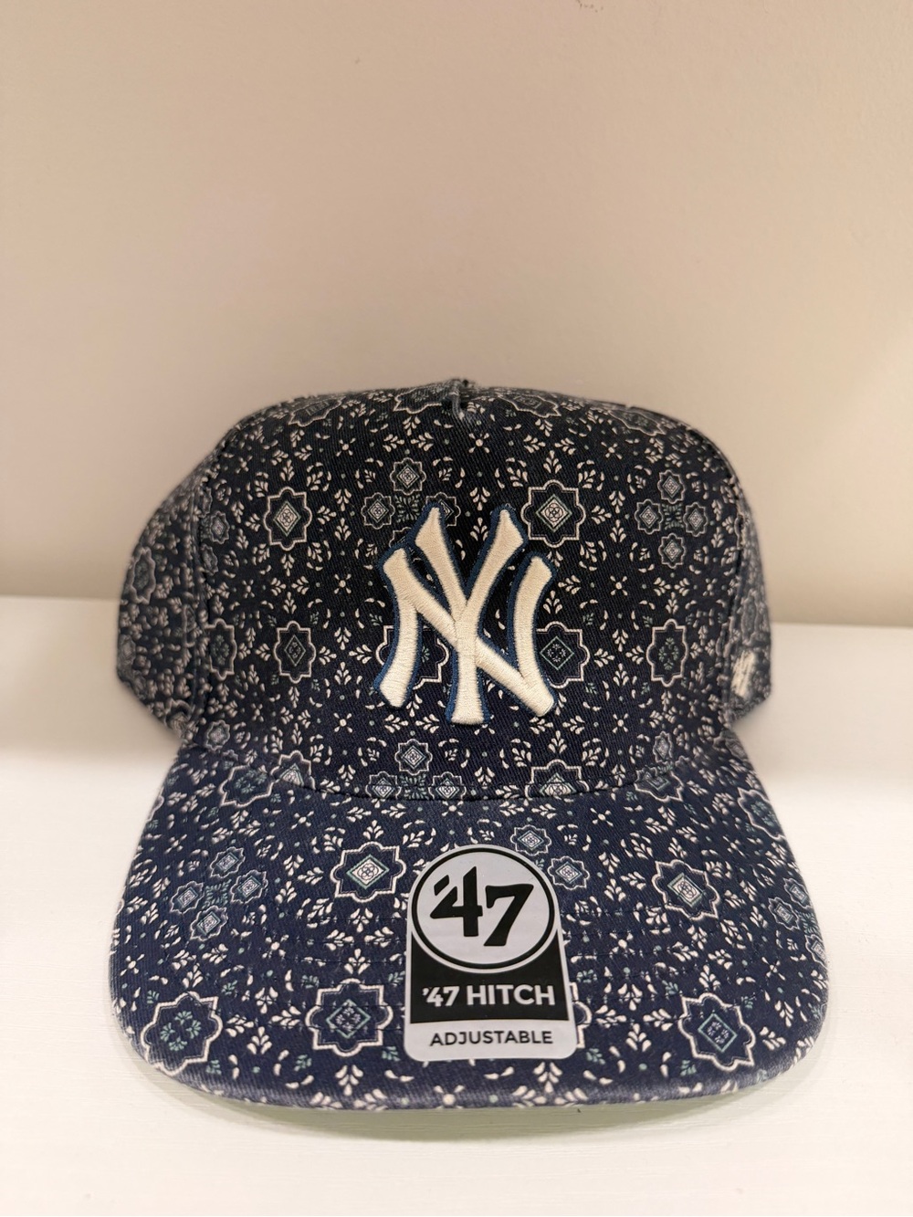 '47 New York Yankees Navy Bandana Print Adjustable Kids Cap
